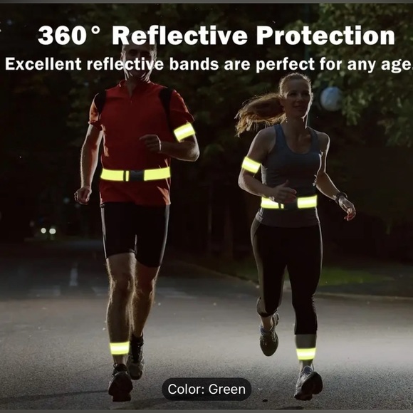COPY - Reflective Running Gear 6 Pcs Set, High Visibility Security Reflective B… - Picture 4 of 7